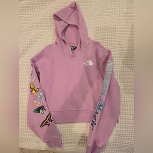 Northface Girls Butterfly Hoodie S 7/8